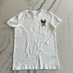 H&M French bulldog tshirt. Size small.